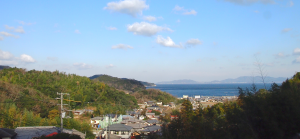 ▲小松さんのご自宅から見える風景