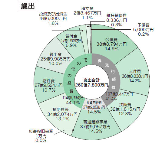 歳出予算の画像