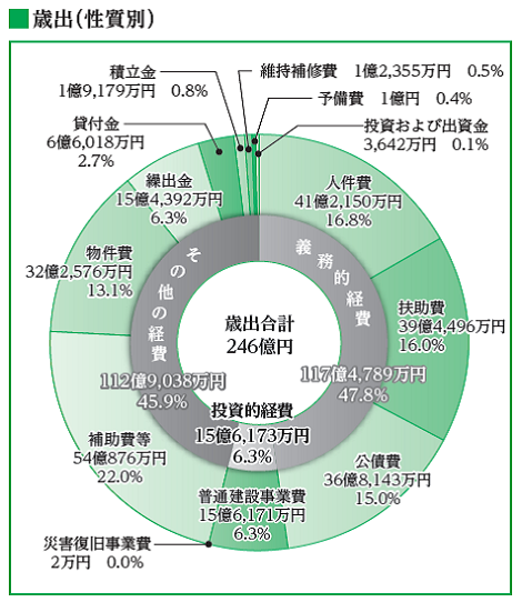 R3歳出予算（目的別）の画像