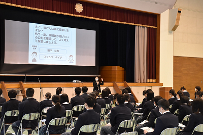 選挙講義の様子