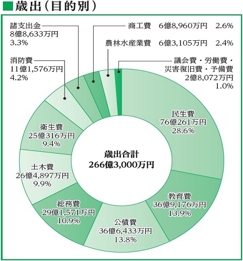 R4歳出予算（目的別）の画像