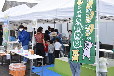 ふれあいどうぶつえんの様子