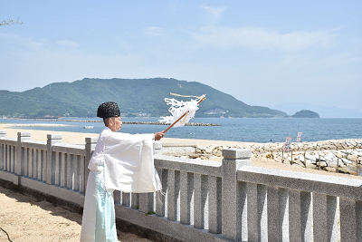 海開き安全祈願の様子2