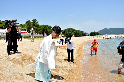 海開き安全祈願の様子3