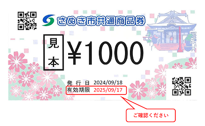 商品券見本