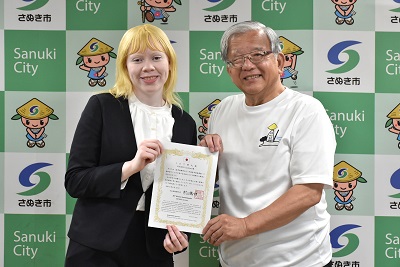 JET絆大使任命の様子