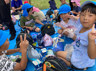 造田幼稚園園外保育の様子7