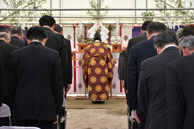 安全祈願祭の様子1