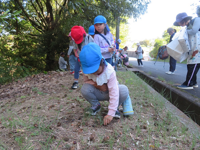 造田幼稚園園外保育の様子9