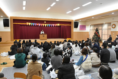 さぬき南幼稚園開園10周年記念式典の様子